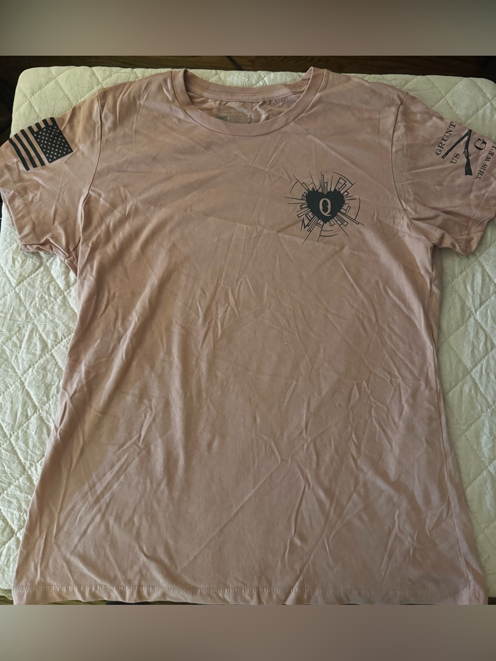 Grunt Style Dusty Pink Short Sleeve Graphic Tee